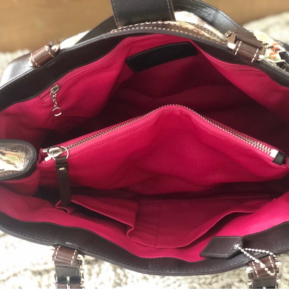 Authentic Coach Hampton Tattersall Houndstooth bag - Picture 6 of 6